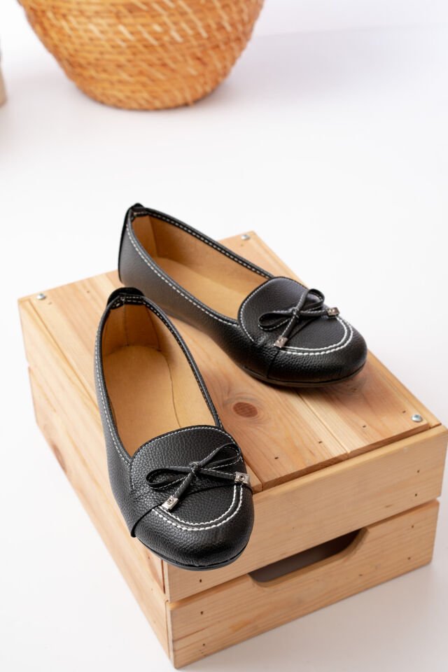 Kadın Babet Rahat Ortopedik Taban Deri Cilt Anne Ayakkabısı