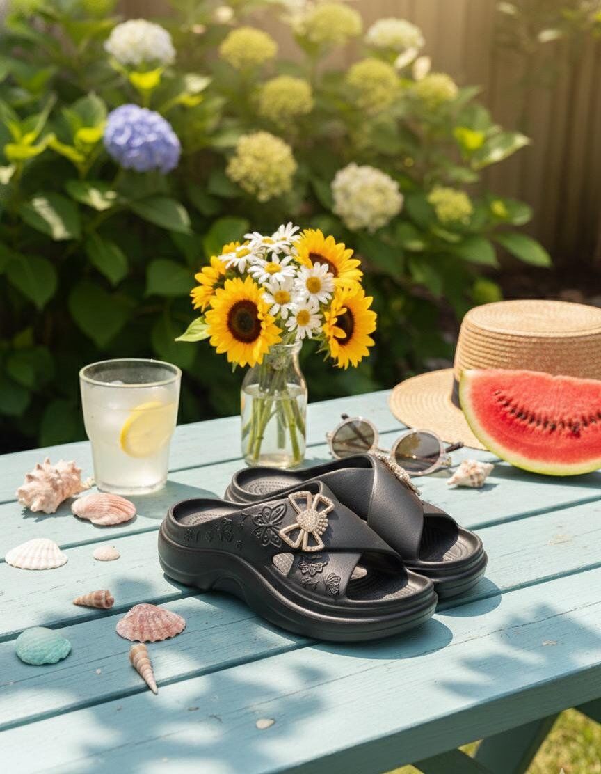 Calx Yüksek Topuluklu Kelebek Detaylı Kadın Terlik SİYAH - 40