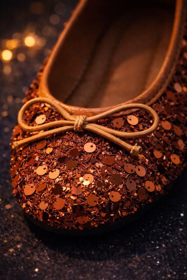 Pullu Simli Payetli Toka Detaylı Kadın Şık Günlük Babet