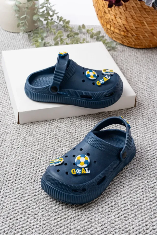 Unisex Çocuk Figürlü Sticker Sandalet-Terlik 33 - FENERBAHÇE