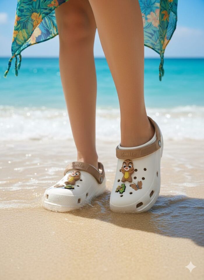 Unisex Günlük Rahat Deniz Sabo Doktor Hemşire Hastane Confort Sandalet KARAMEL - 40