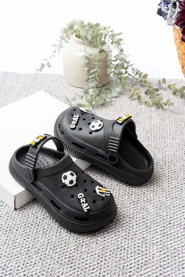 Unisex Çocuk Figürlü Sticker Sandalet-Terlik 32 - BEŞİKTAŞ