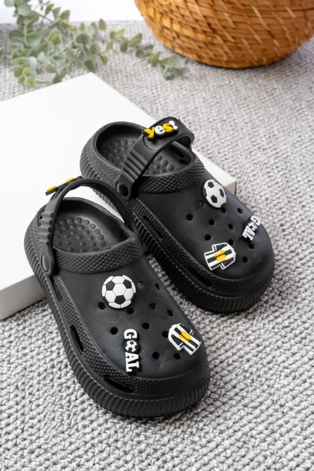 Unisex Çocuk Figürlü Sticker Sandalet-Terlik 34 - BEŞİKTAŞ