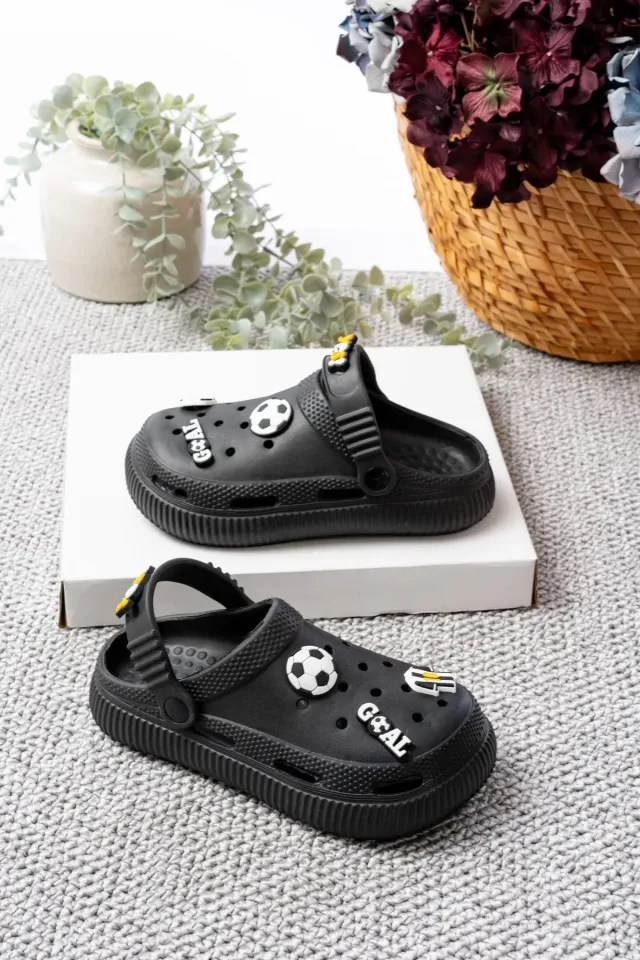 Unisex Çocuk Figürlü Sticker Sandalet-Terlik 34 - BEŞİKTAŞ