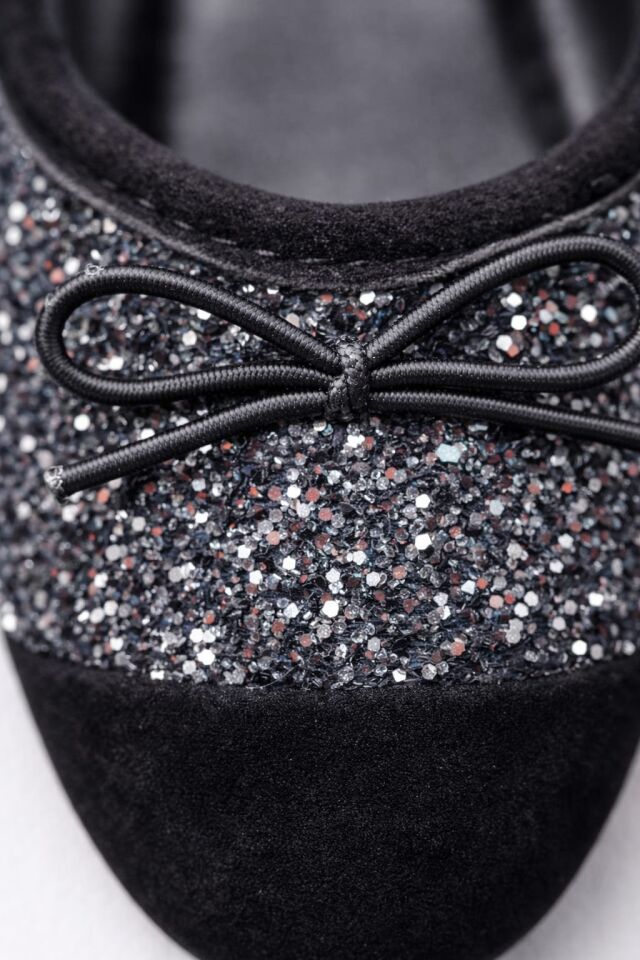 Klasik Şıklık Pullu Simli Babet Ayakkabı Ofis & Günlük Kullanım GÜMÜŞ - 40