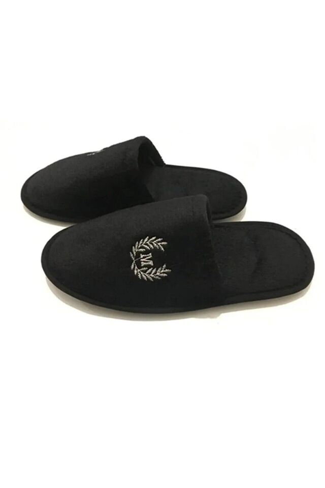 2' Li Paket Önü Kapalı Terlik Ev Terliği Çeyiz Bohça Seti İKİLİ MSN - 45