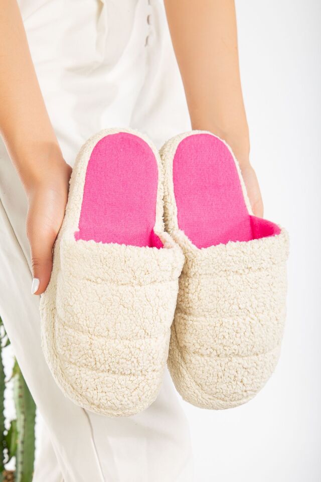 2' Li Paket Önü Kapalı Terlik Ev Terliği Çeyiz Bohça Seti İKİLİ ARİZONA - 39