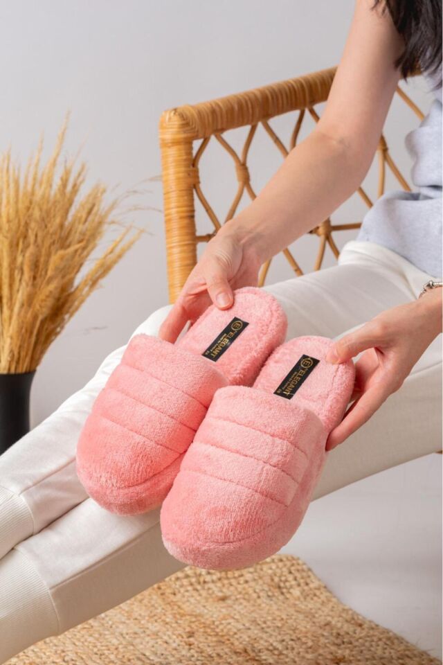 2' Li Paket Önü Kapalı Terlik Ev Terliği Çeyiz Bohça Seti İKİLİ KAPALI ATOM - 37