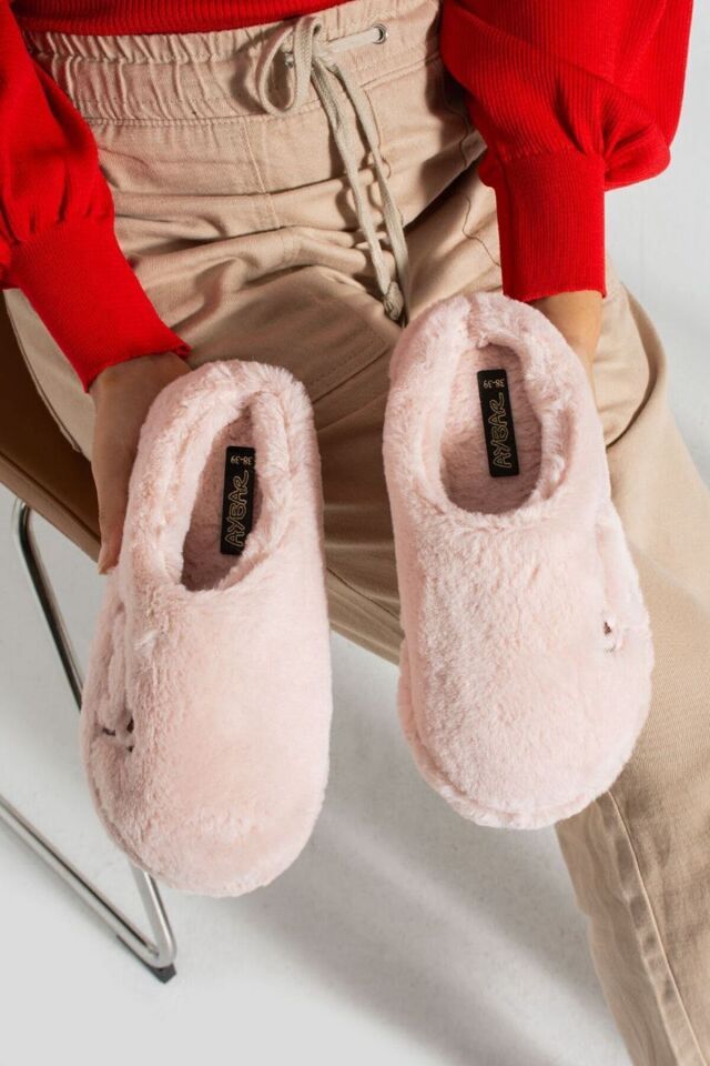 3'lü Paket Terlik Ev Terliği Çeyiz Bohça Seti ÜÇLÜ AYICIK - 40-41