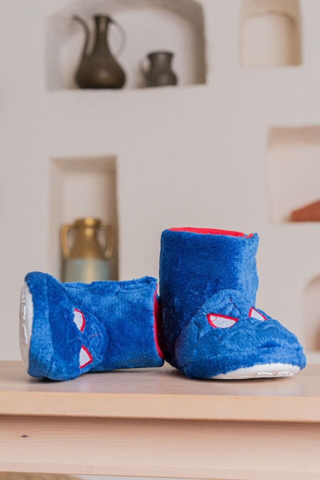 Çocuk Ev Kreş Anaokul Ev Botu Düz Taban Mevsimlik LACİVERT - 27-28