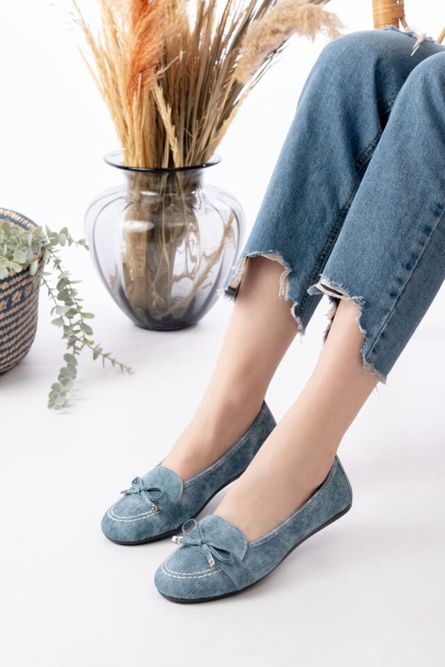 Kadın Babet Rahat Ortopedik Taban Deri Cilt Anne Ayakkabısı