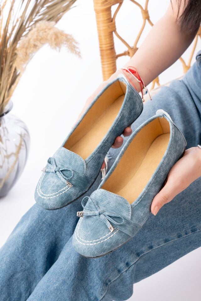 Kadın Babet Rahat Ortopedik Taban Deri Cilt Anne Ayakkabısı