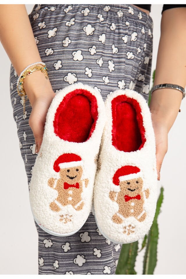 Noel Baba Yılbaşı Terliği Ev Pandufu Ev Terliği Misafir Terliği Noel Baba Yılbaşı Terliği Ev Pandufu Ev Terliği Misafir Terliği