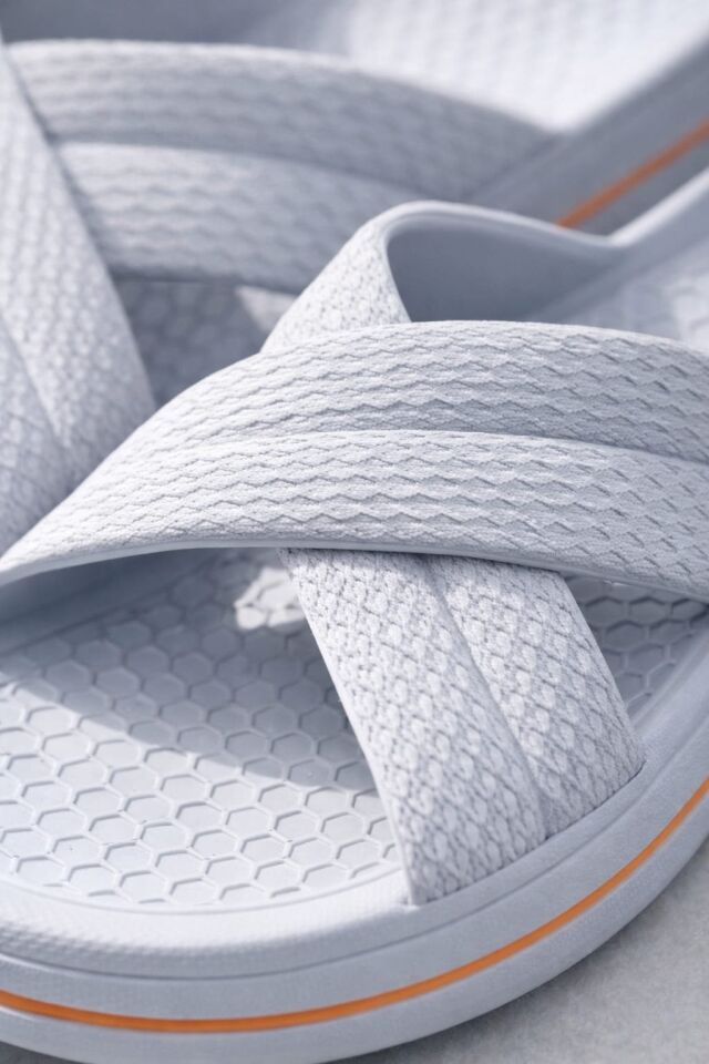 Hafif Havuz,Plaj,Spor Salonu,Hamam,Teras,Balkon,Banyo,Lavabo,Muftak Terliği GRİ-TURUNCU - 45