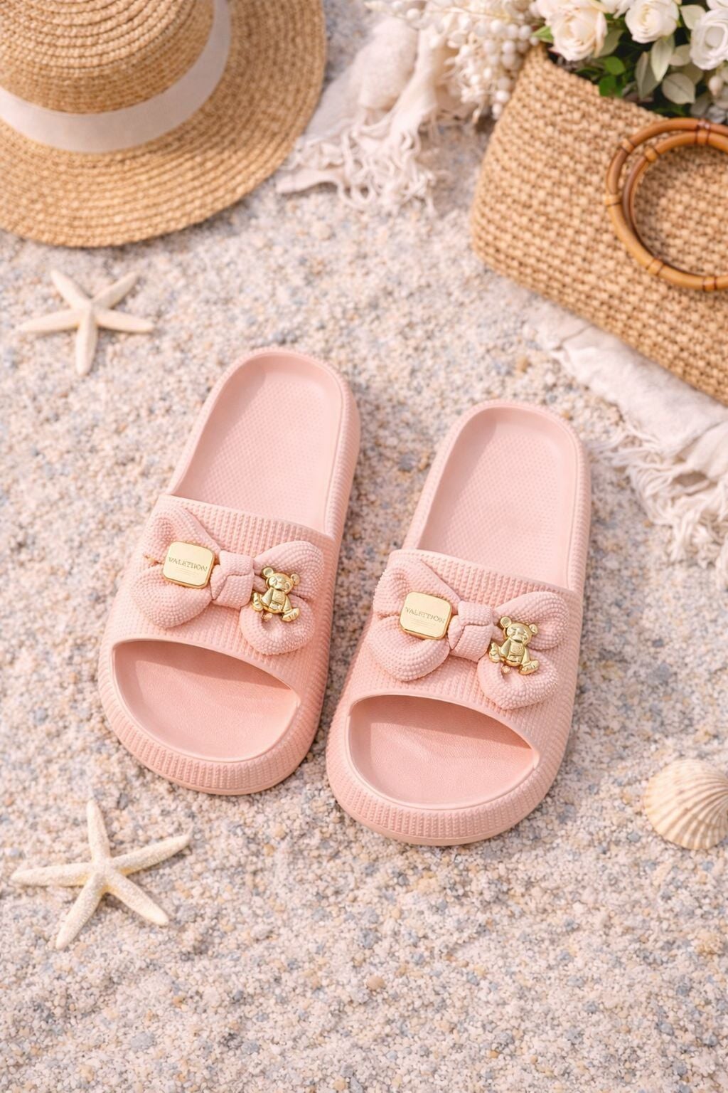 Kadın Kaydırmaz Taban Terlik Balkon Banyo Havuz Sahil Plaj Havuz Günlük Terlik