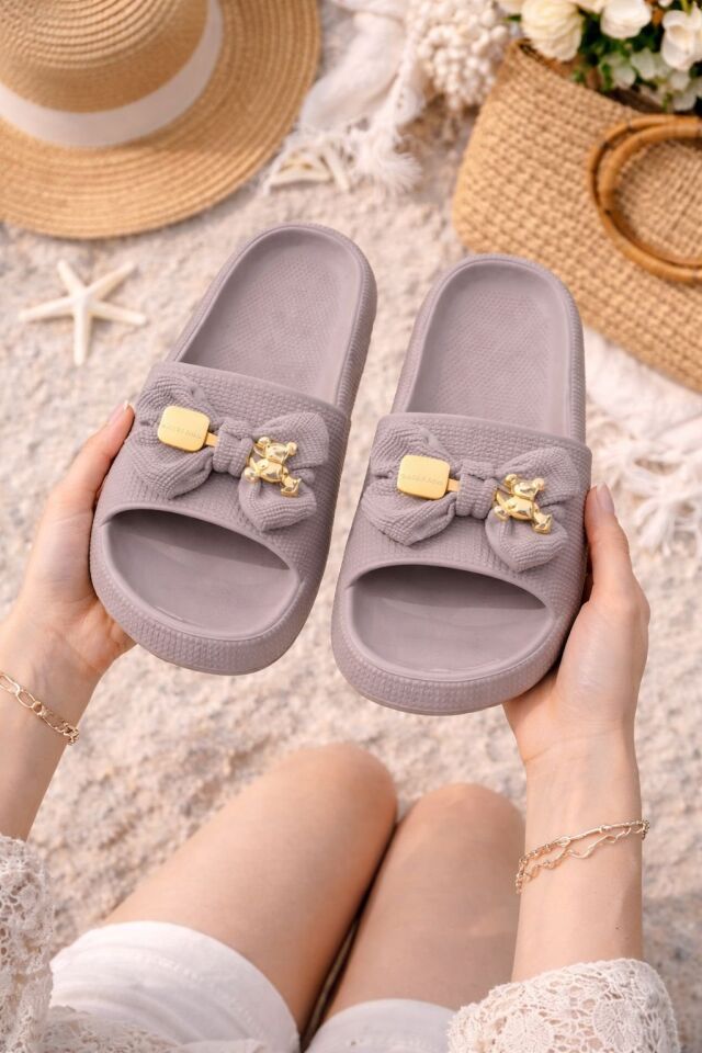 Kadın Kaydırmaz Taban Terlik Balkon Banyo Havuz Sahil Plaj Havuz Günlük Terlik