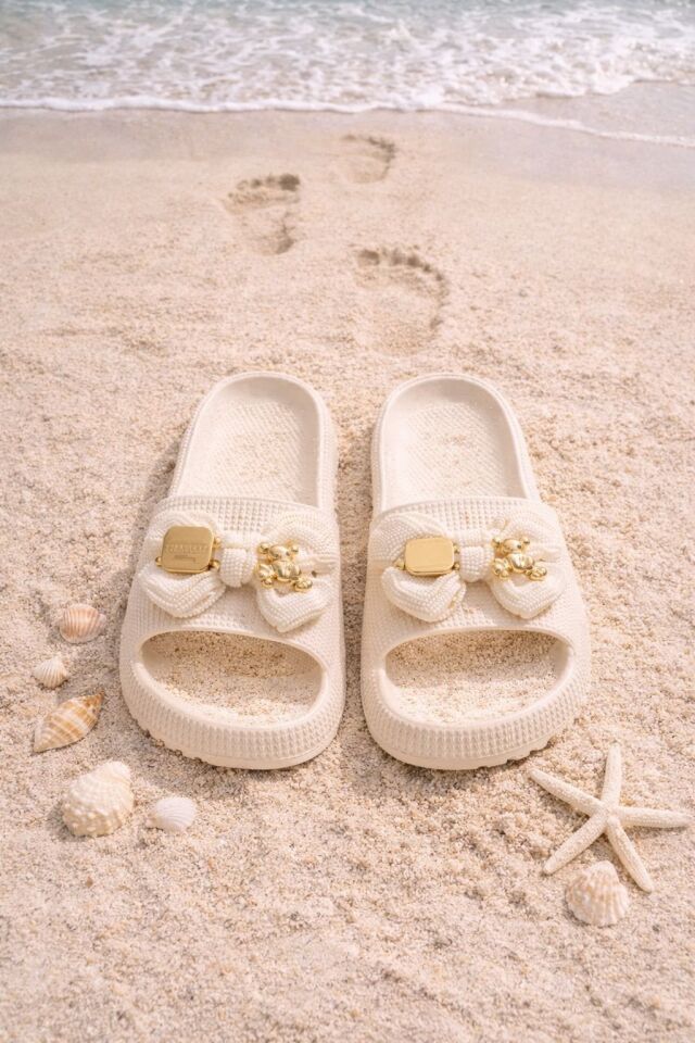 Kadın Kaydırmaz Taban Terlik Balkon Banyo Havuz Sahil Plaj Havuz Günlük Terlik KREM - 40