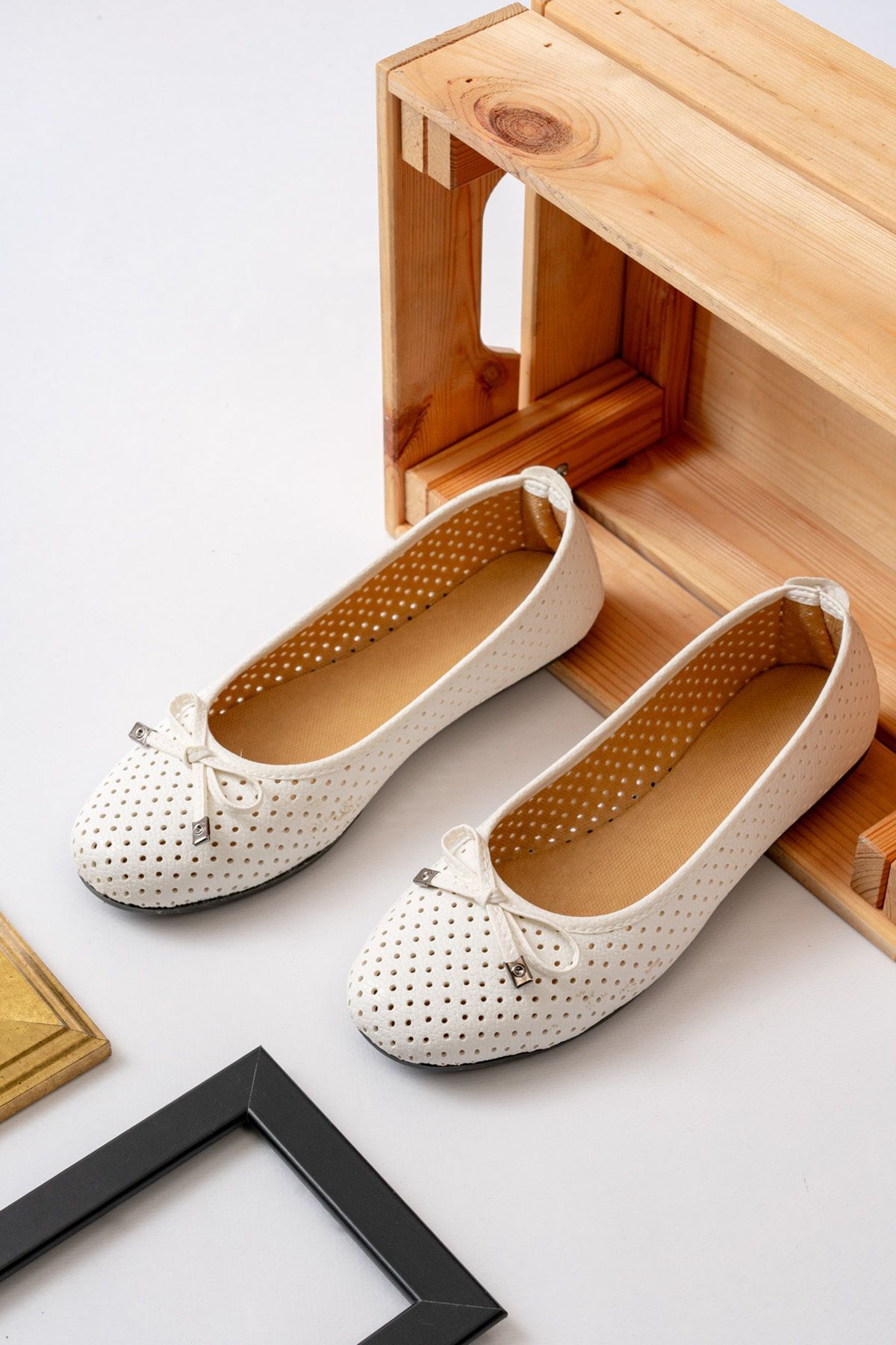 Kadın Babet Rahat Hafif Ortopedik Taban Kadın Ayakkabı Günlük Ayakkabı Deri Cilt Osaka