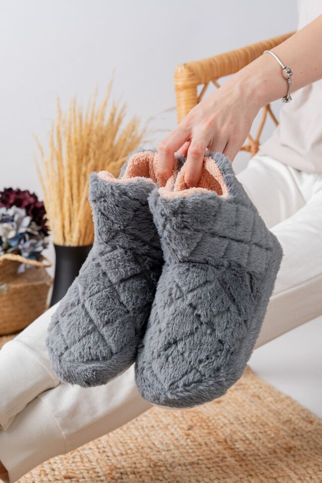 2'li Unisex Hafif Pofuduk Panduf Ev Botu İKİLİ BRN PANDUF - 39-40