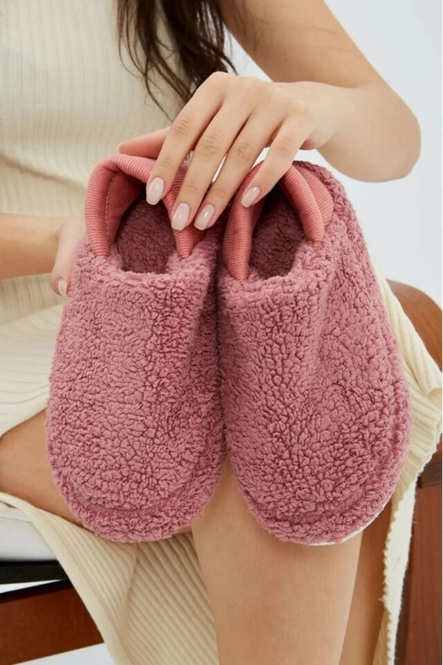 2'li Unisex Hafif Pofuduk Panduf Ev Botu İKİLİ PARİS - 36